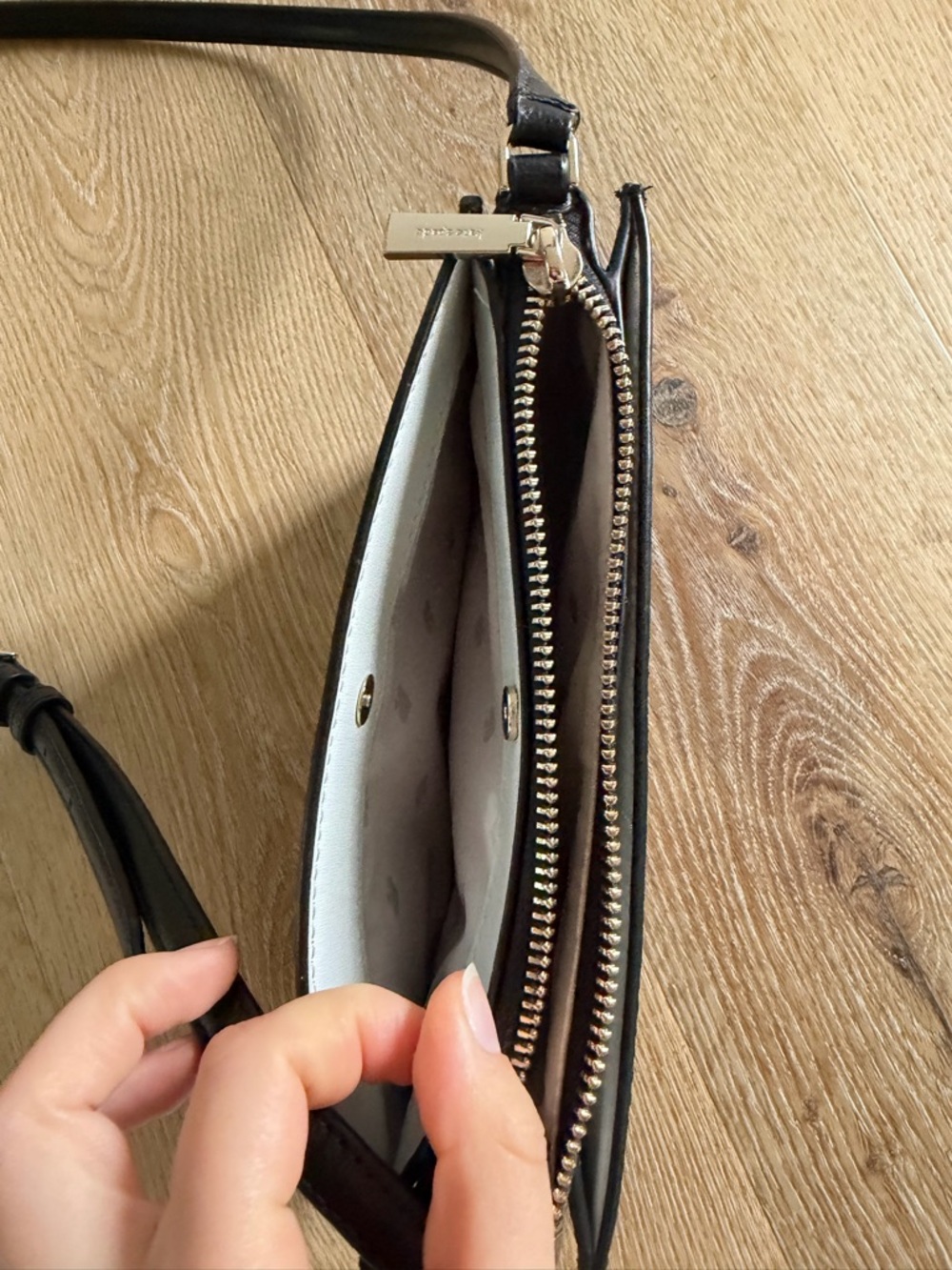 kate spade Black Pebbled Leather Crossbody Bag - Picture 5 of 6